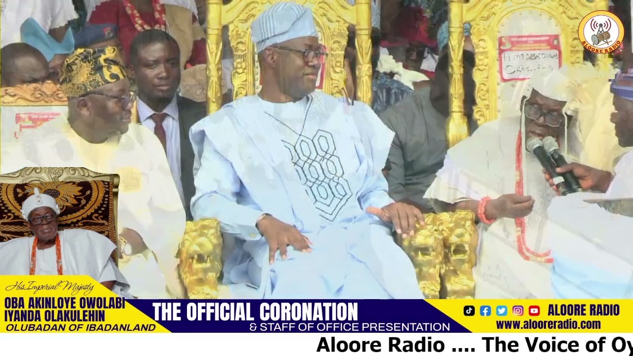 The Acceptance Speech of the 43RD OLUBADAN, OBA OWOLABI AKINLOYE OLAKULEHIN, IGE OLAKULEHIN 1
