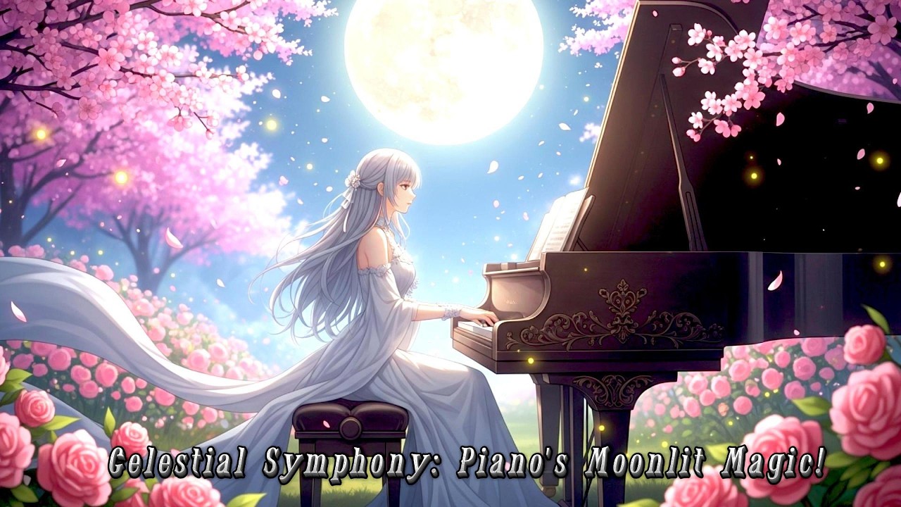 Celestial Symphony Piano's Moonlit Magic!