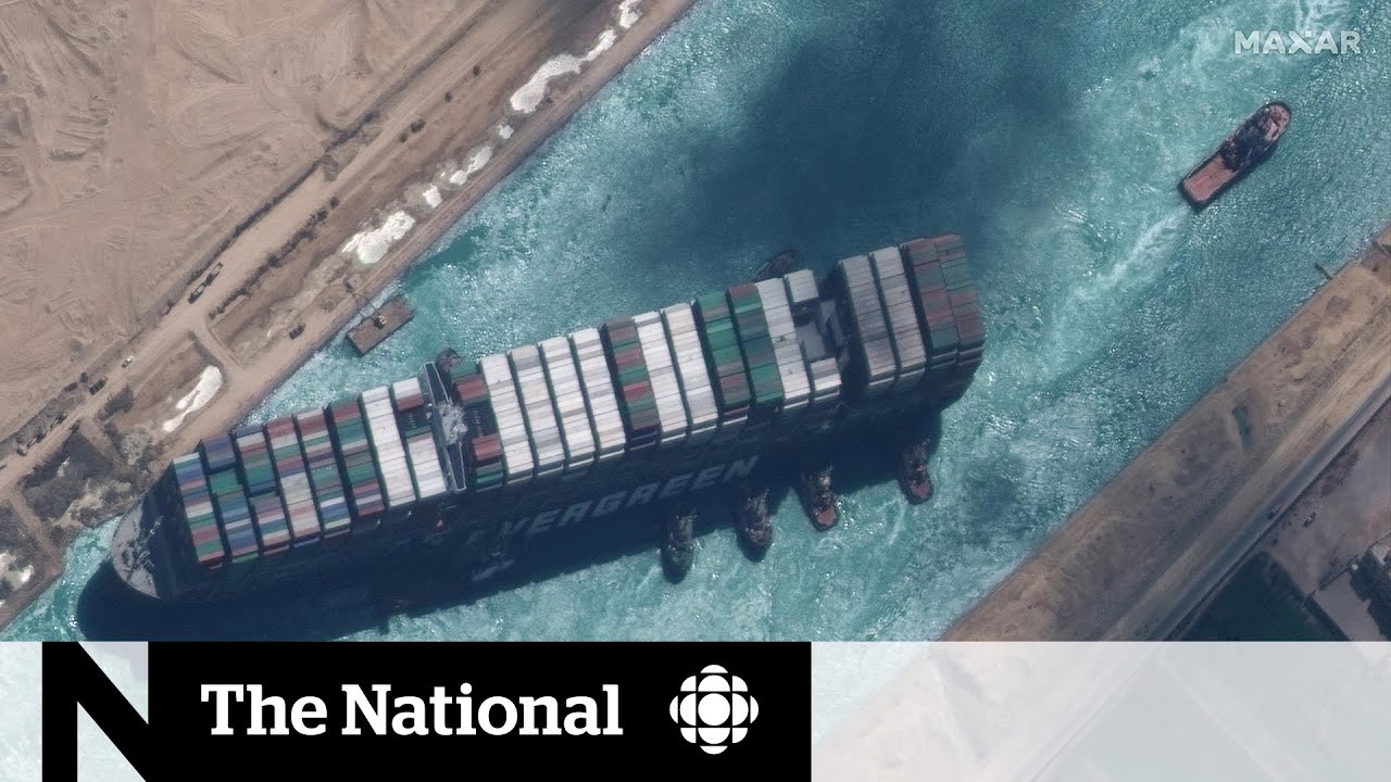 Cargo ship freed from Suez Canal, but shipping backlog could last