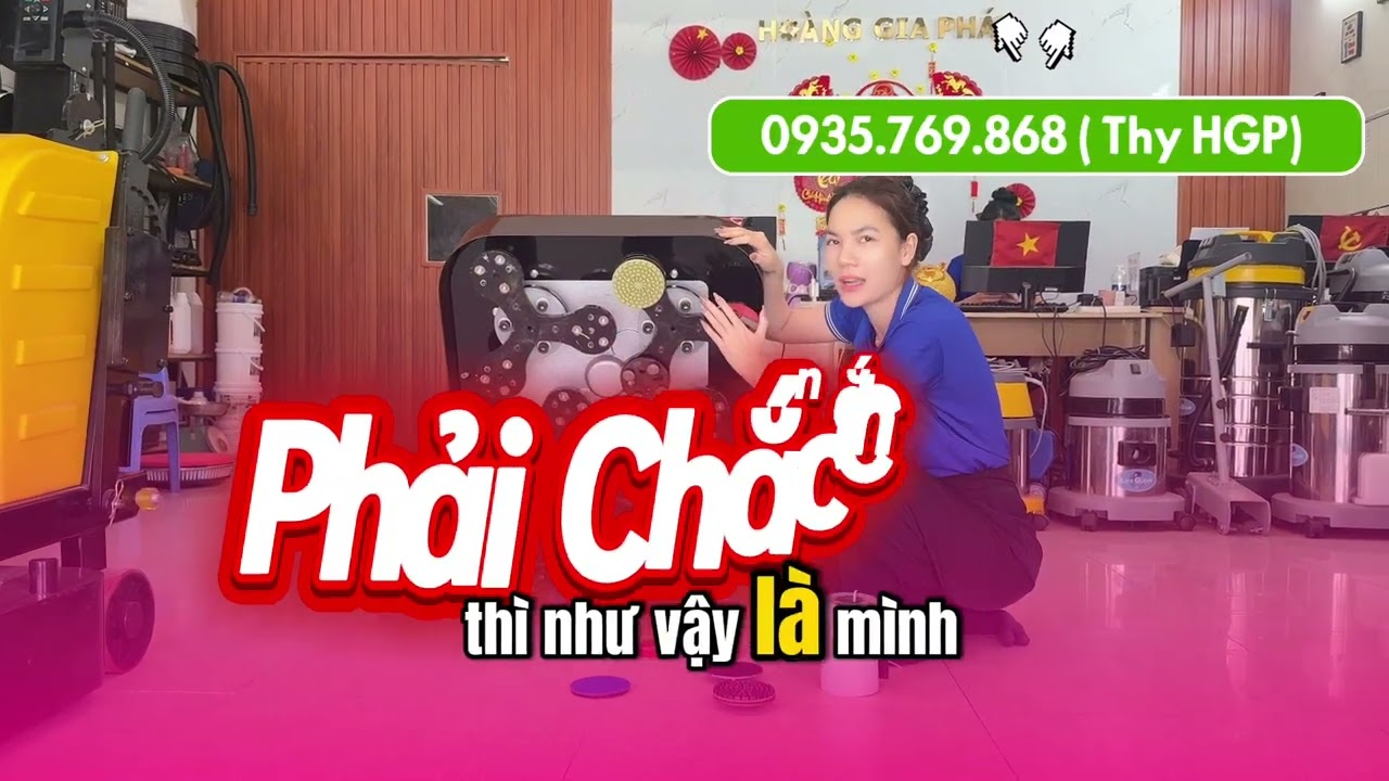 Hướng Dẫn Lắp Đĩa Mài Sàn Vào Máy Mài Công Nghiệp Sf630- SF700-SF720 Đúng Kỹ Thuật