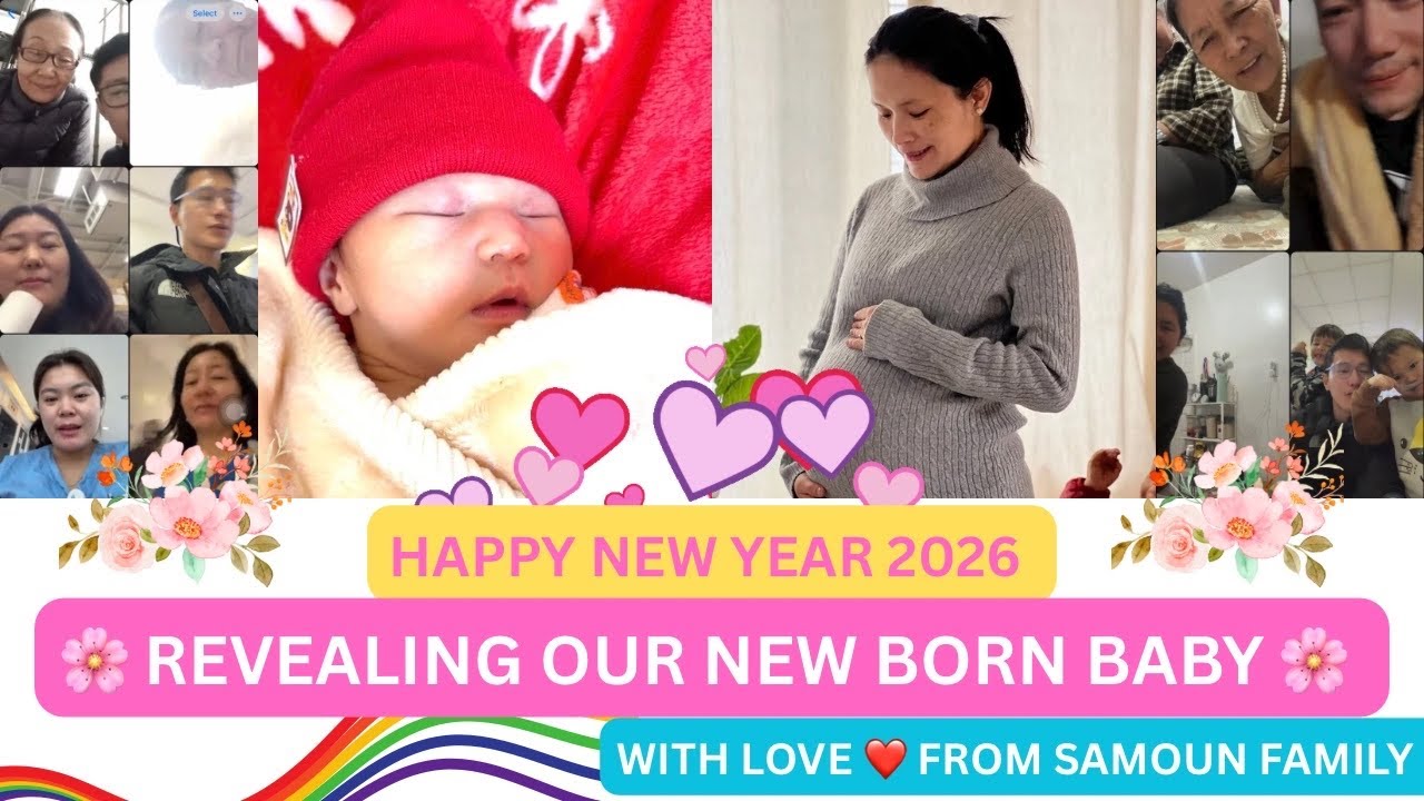 Revealing Our New Born Baby 🌸/ HAPPY NEW YEAR 2026 💐