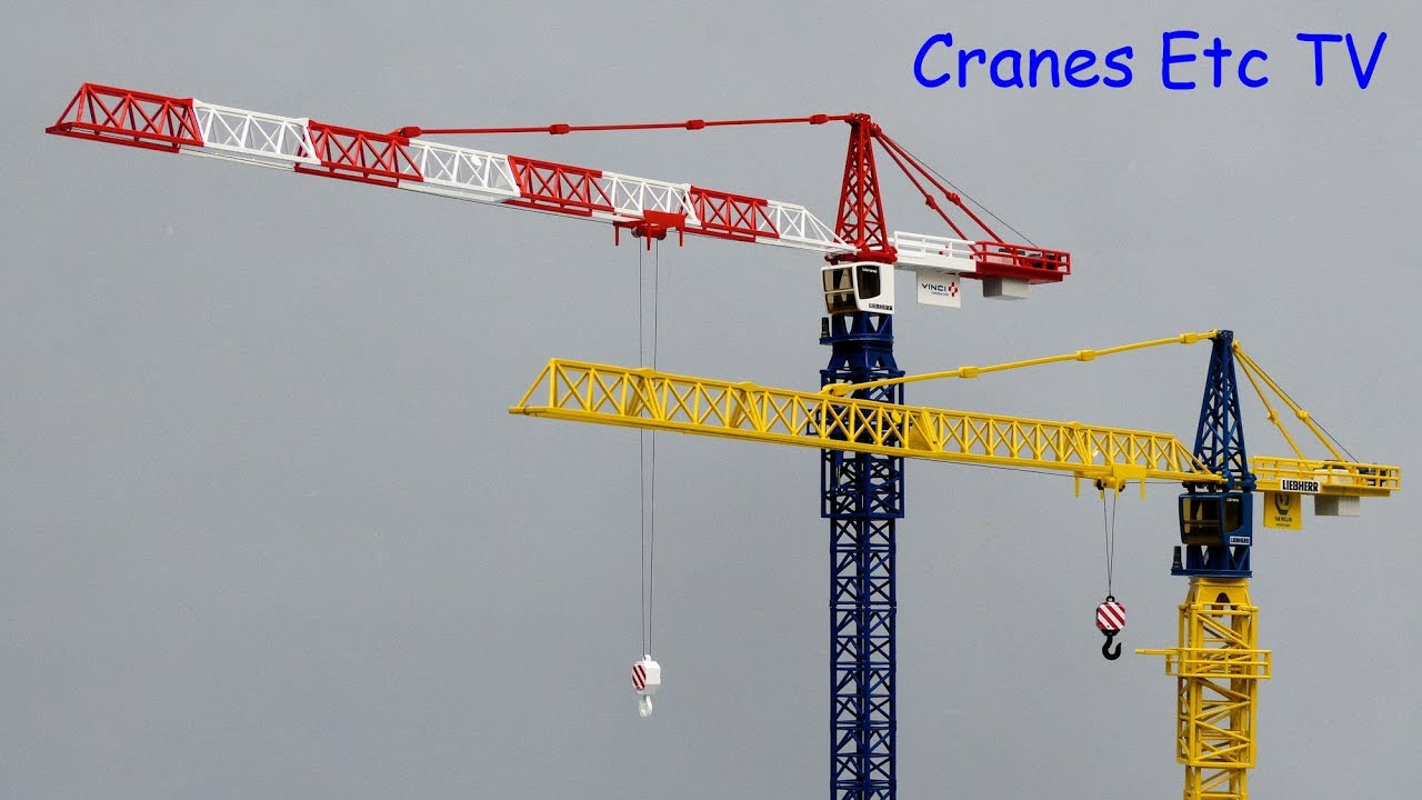 Conrad Liebherr 112 EC-H Tower Crane 'Vinci' / 'Van Wellen' by Cranes Etc TV