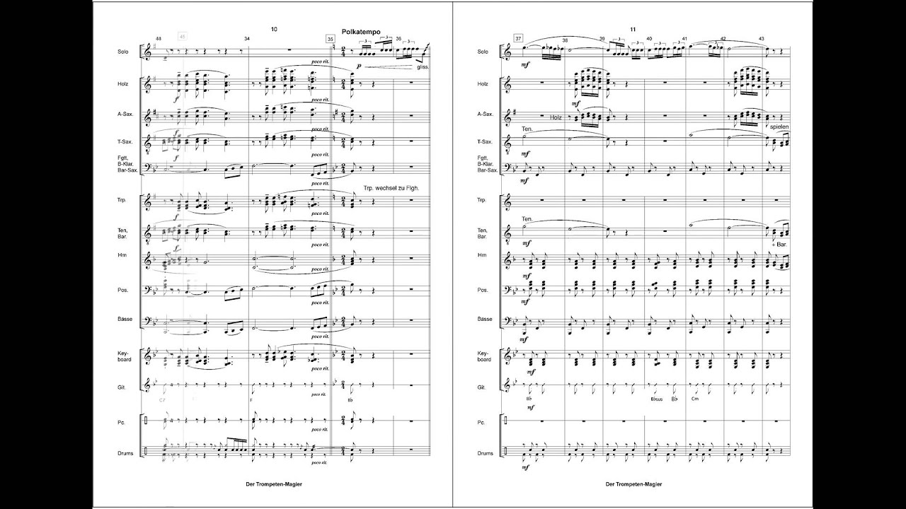Der Trompeten - Magier (Solo für Trompete) - Markus Arnold - arr. Franz Watz
