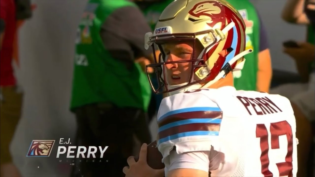 EJ Perry USFL Michigan Panthers Highlights 2023 (&ldquo;Built For This&rdquo; - Vo Williams)