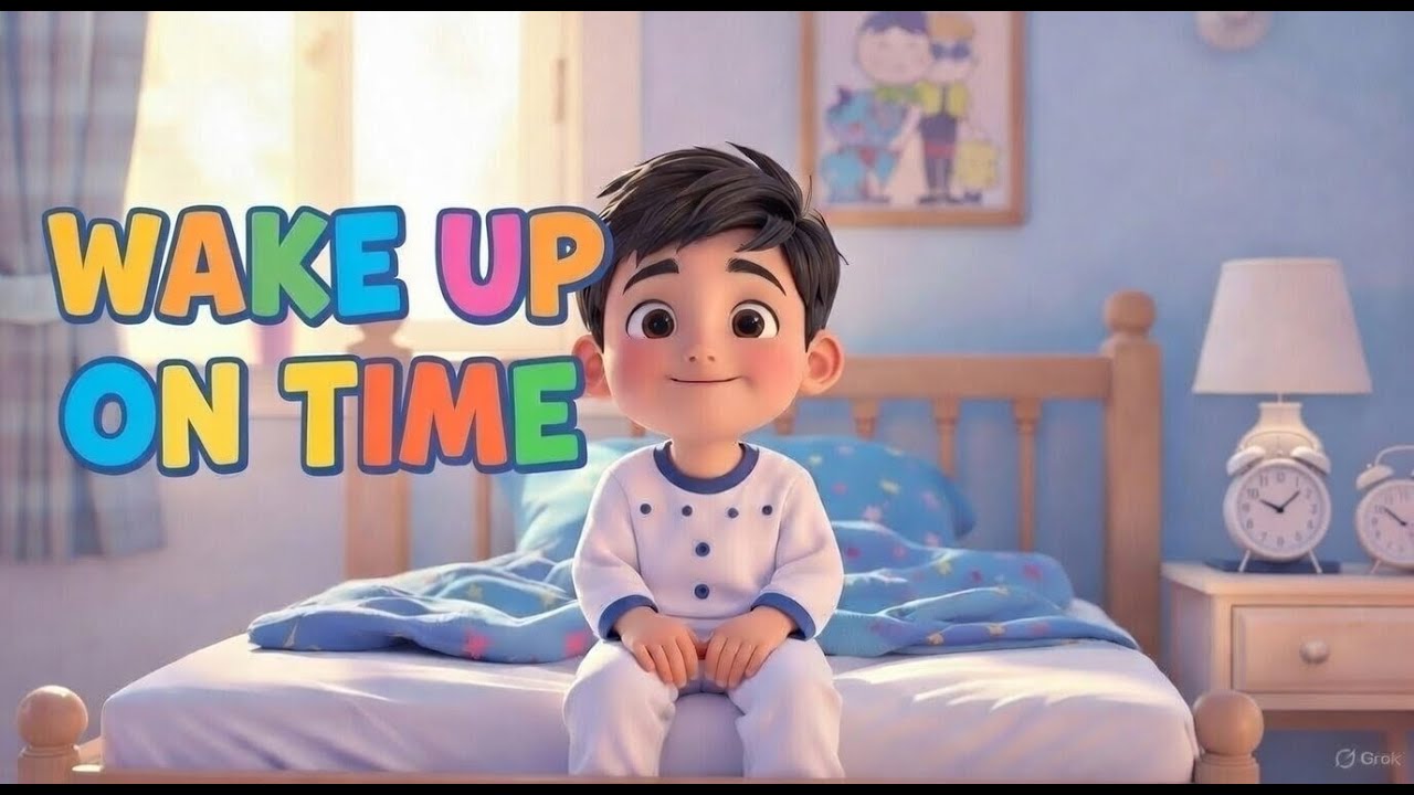 Back To School After Christmas| Wake Up On Time|Moral Story For Children.#moralstories,