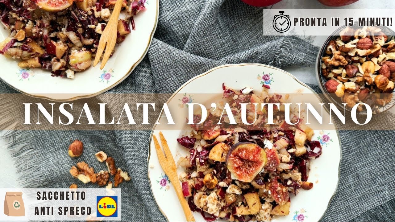 Compro il SACCHETTO ANTISPRECO Lidl: cosa ci trovo? 🤔 Creiamo un'INSALATA D'AUTUNNO pazzesca!