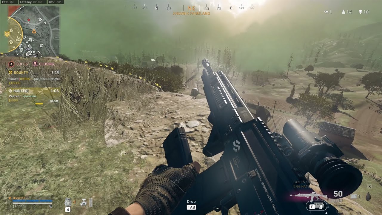 Warzone Grau & MP5(MW) Solo Gameplay (No Commentary)