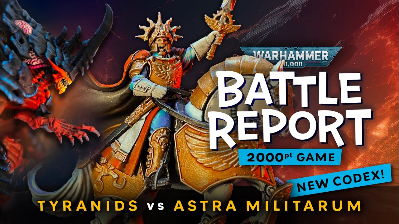 Good bug? Dead bug. Astra Militarum vs Tyranids Warhammer 40k Battle Report