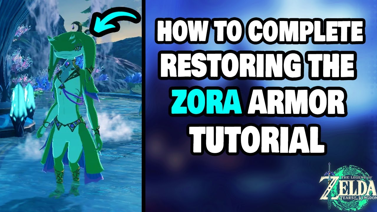 How To Complete Restoring The Zora Armor in Zelda Tears of the Kingdom (STEP-BY-STEP)