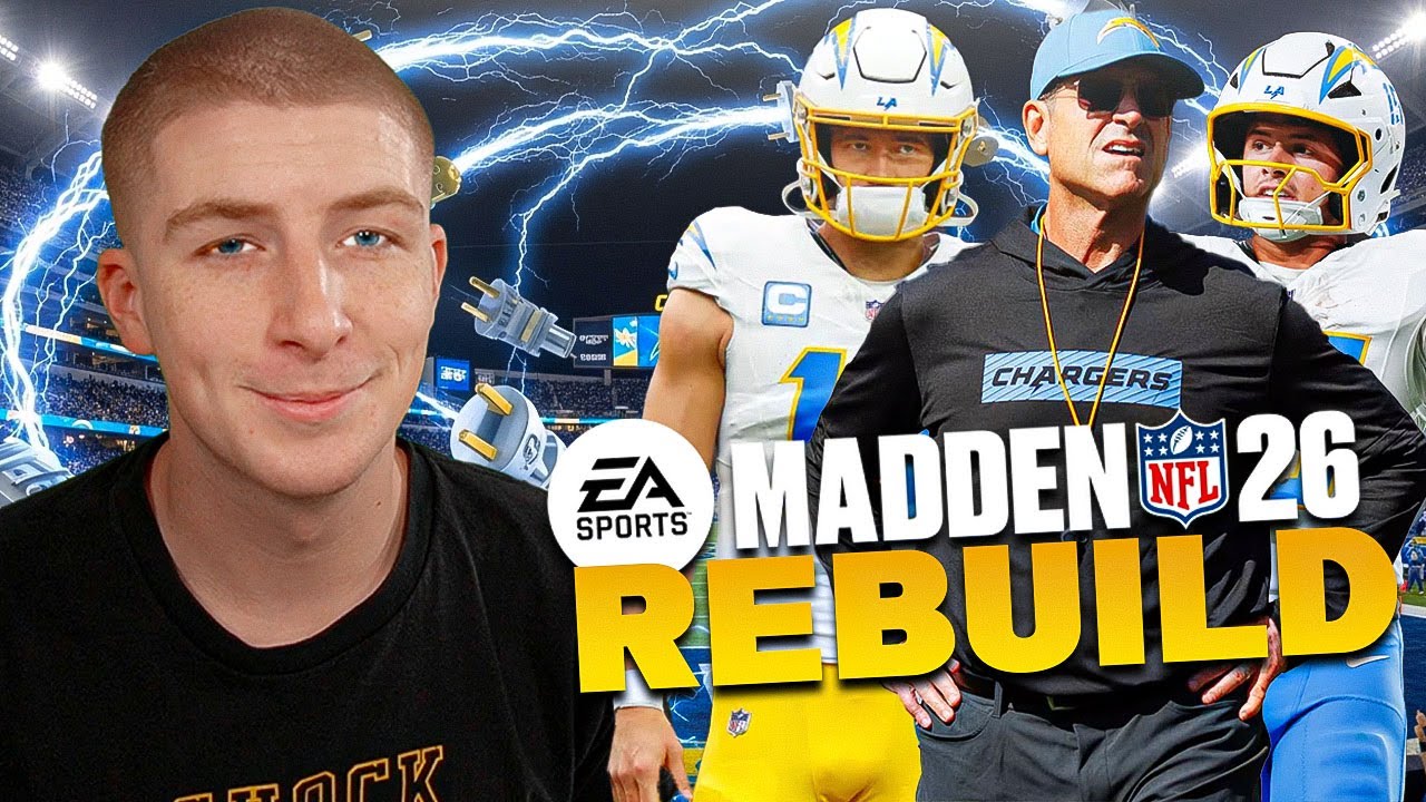 Самая идеальная реконструкция LA Chargers в Madden 26!