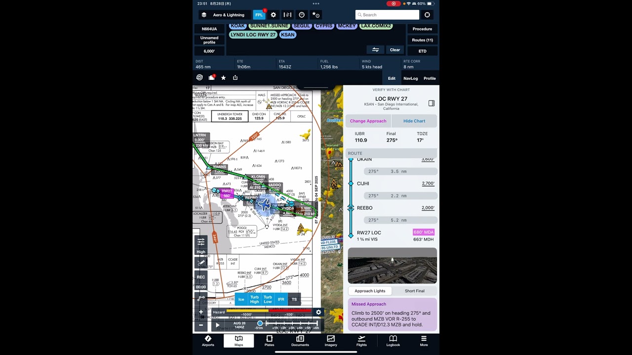 G-KELT inbound KSAN 