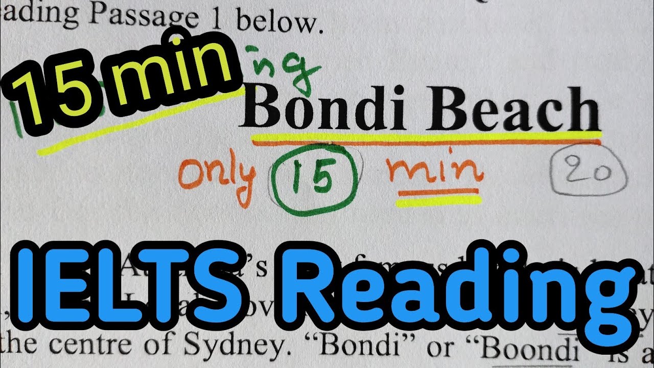 IELTS Writing Tips and Tricks | boodi beach reading answers |How to so;ve Reading in JUST 15minutes