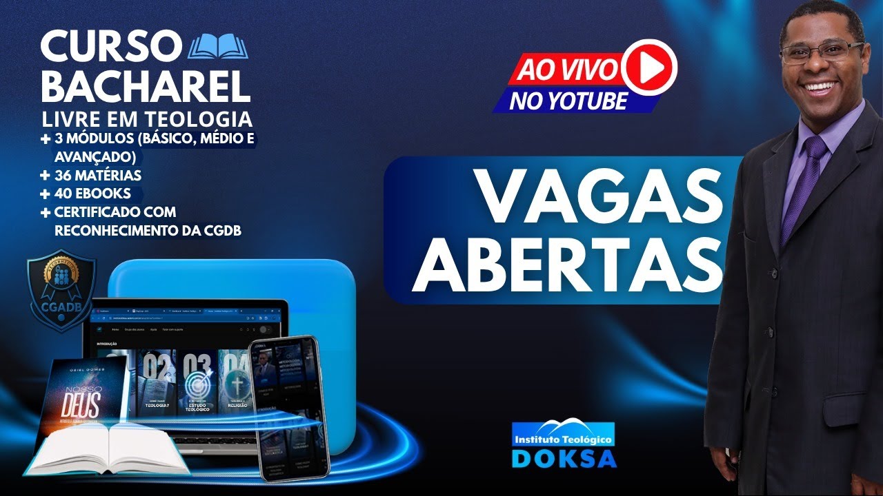 MENTORIA TEOL&Oacute;GICA - Pr. Osiel Gomes | Instituto Teol&oacute;gico DOKSA