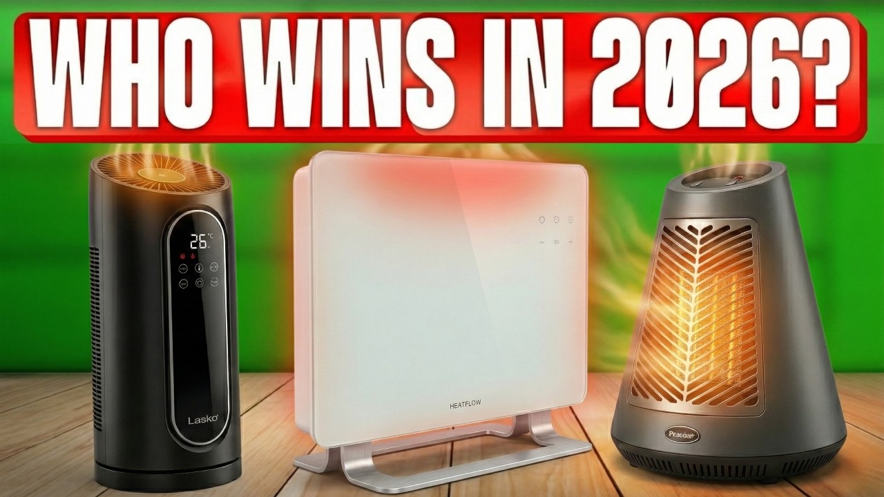 ✅ 7 Best BUDGET Electric Heaters on Amazon [2026] Portable /  Large Rooms & Bedroom / Indoor Use