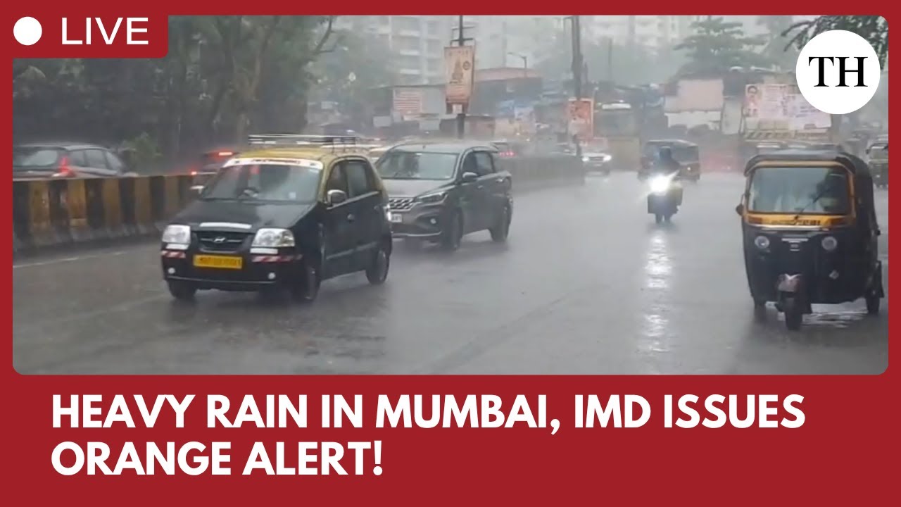 Heavy Rain Lashes Mumbai, IMD Issues Orange Alert; Red Alert for Raigad
