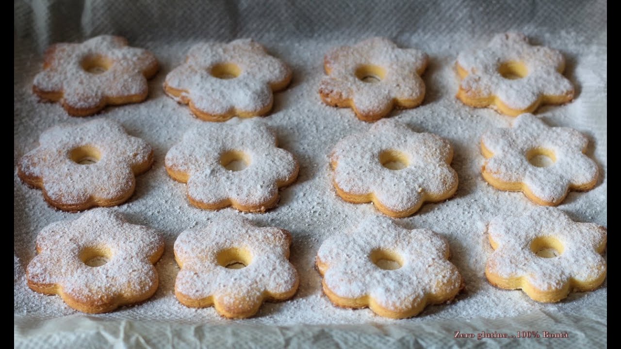 Ricetta di Natale: Biscotti di pasta frolla con solo tuorli#senzaglutine #senzaburro