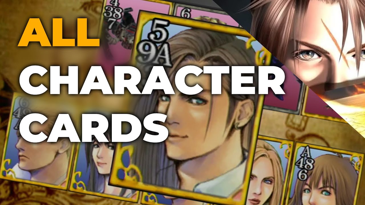 How to get all character cards in Final Fantasy 8