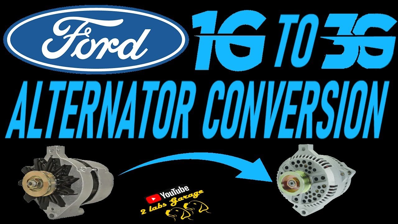 ПЕРЕОБОРУДОВАНИЕ ГЕНЕРАТОРА FORD 1G В ГЕНЕРАТОР 3G