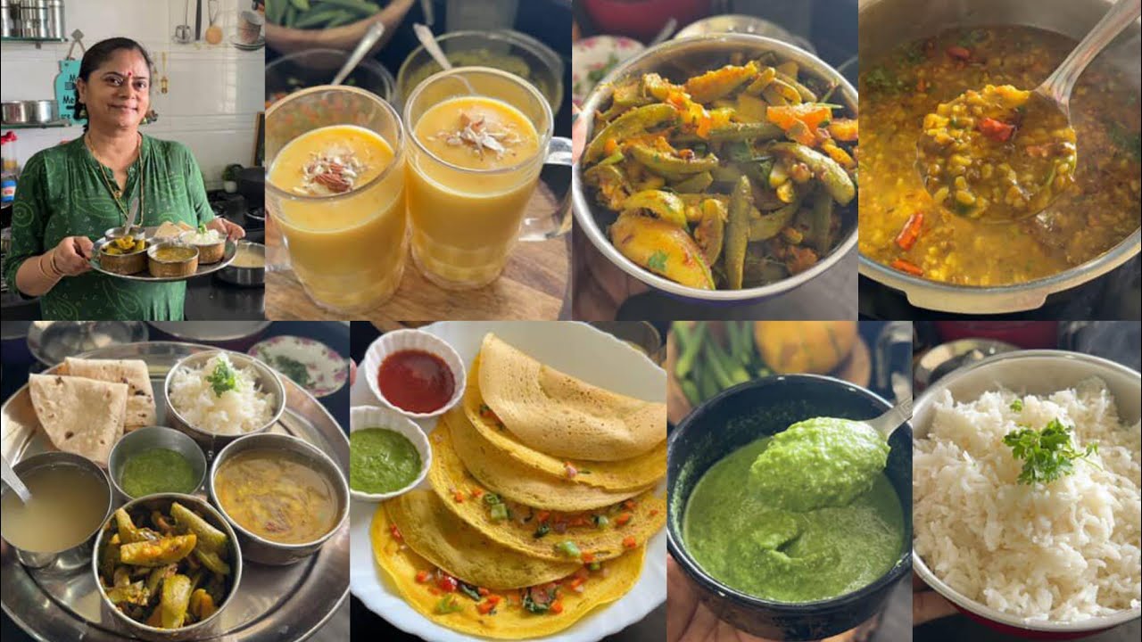 morning walk +Breakfast & Lunch🍱 besan chilla🌺 chutney🌺 parwal aloo🌺mangoshake🌺moong dal🌺phulka roti