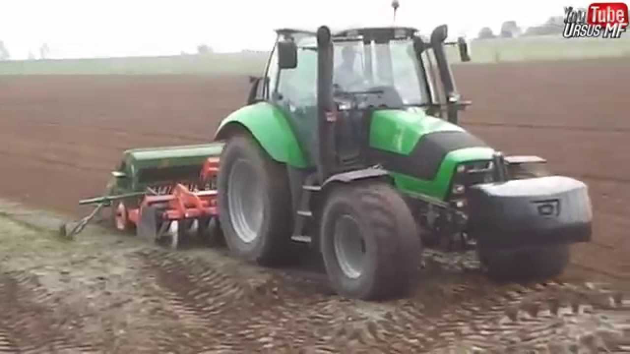 Siew 2014 Deutz-Fahr Agrotron M610/Grano-Amazone D8