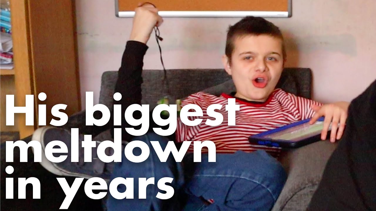 He threw a table across the room... | Autism meltdown story