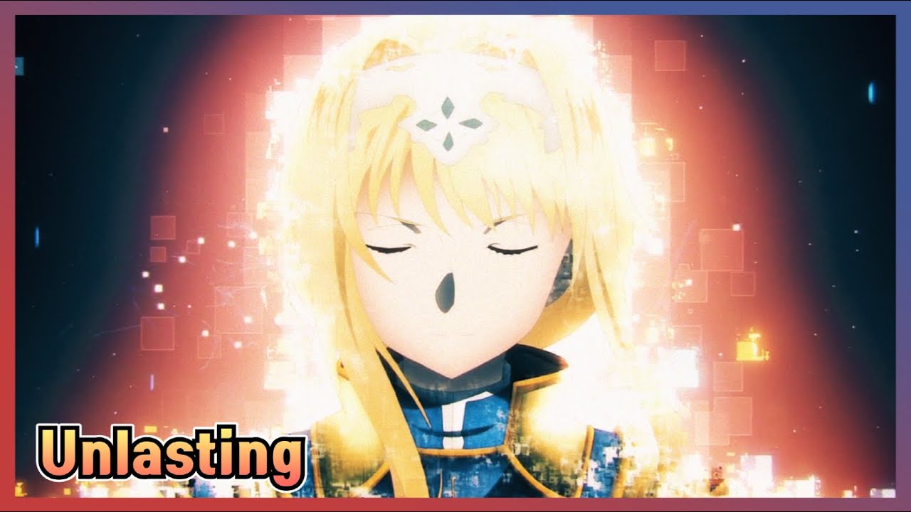 🎬 [AMV] 소드 아트 온라인 앨리시제이션 War of Underworld ED1 - Unlasting / LiSA　[한글자막/가사/발음/해석]