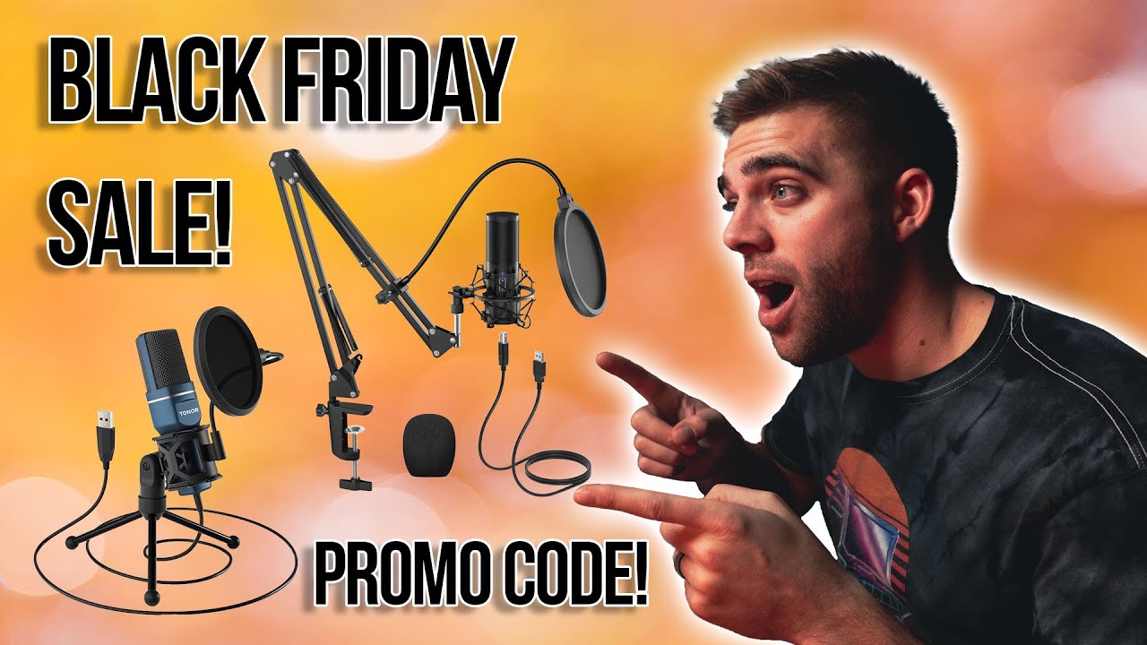 Tonor BlackFriday / CyberMonday SALE! | Microphones, Boom Arms & Audio Gear | Promo Code!