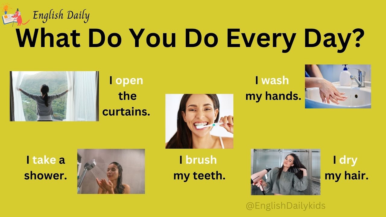 What Do You Do Every Day? For Beginner Daily English | English Daily
