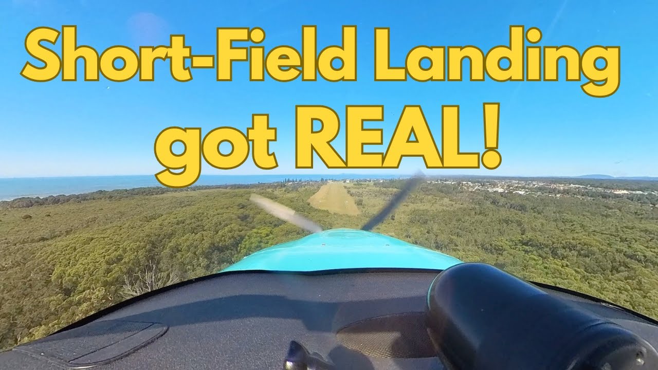 Short Field Landing got REAL at Old Bar Heritage Airstrip