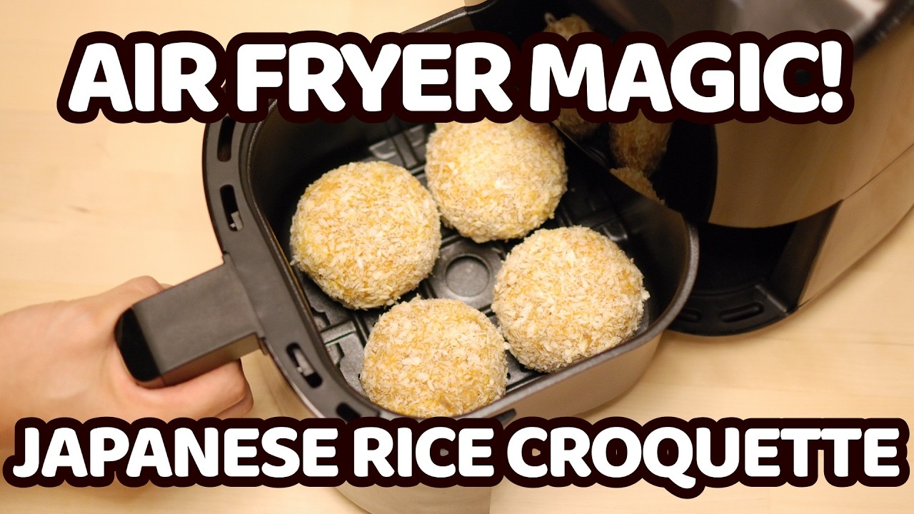 This Addictive Japanese Air Fryer Rice Croquette is My New Obsession!