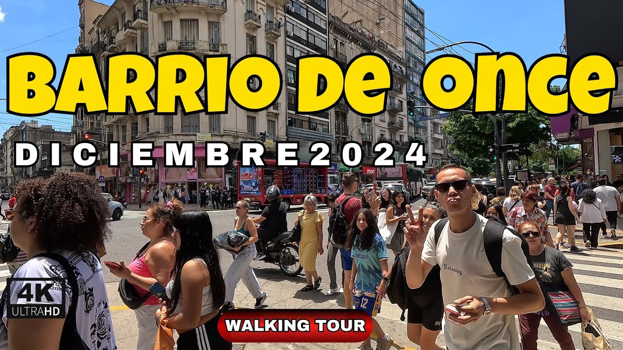 ✅ Paseo por el BARRIO de ONCE Diciembre 2024 | COMO NUNCA LO VISTE