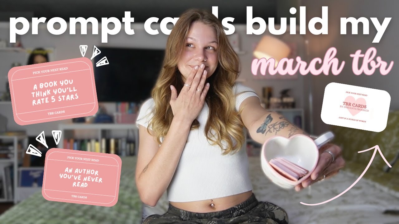 march tbr! (using prompt cards) 🧸💌✨