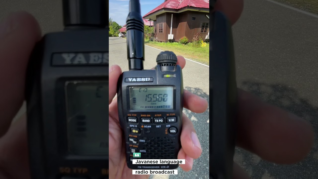 Javanese language radio broadcast