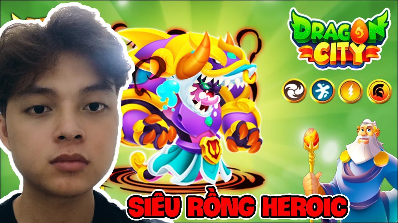 Ấp Thành Công Rồng HEROIC VIP Mới Nhất HIGH WHITETIP BERSERKER  | Vũ Liz Dragon City