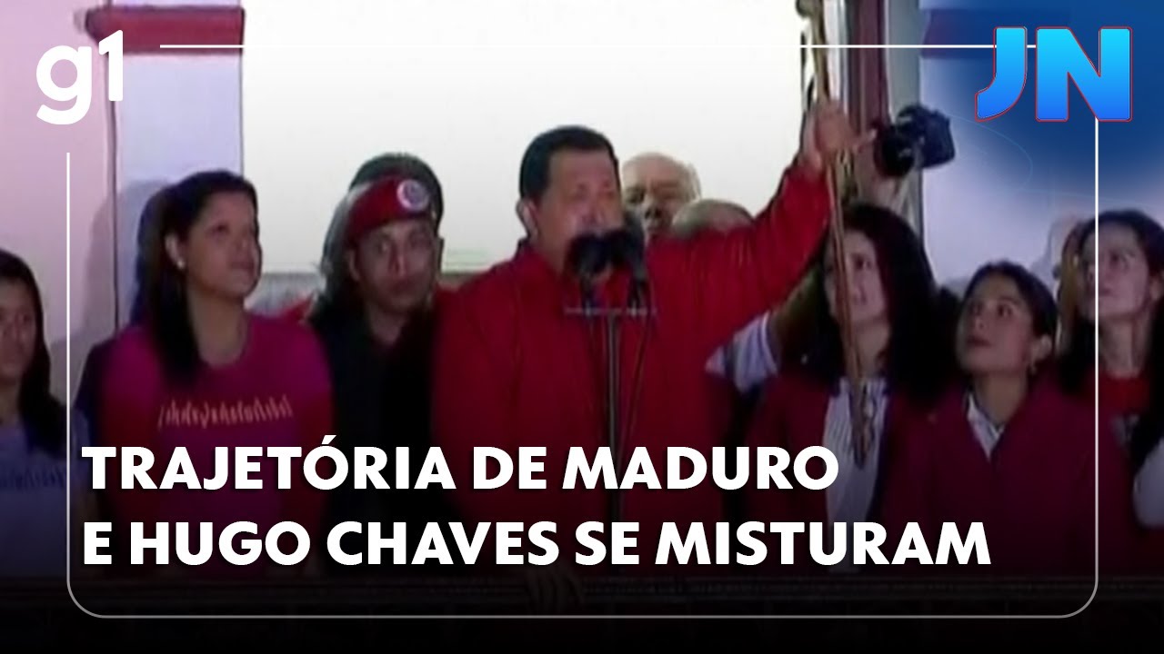 A trajetória política de Nicolás Maduro e Hugo Chávez se misturam