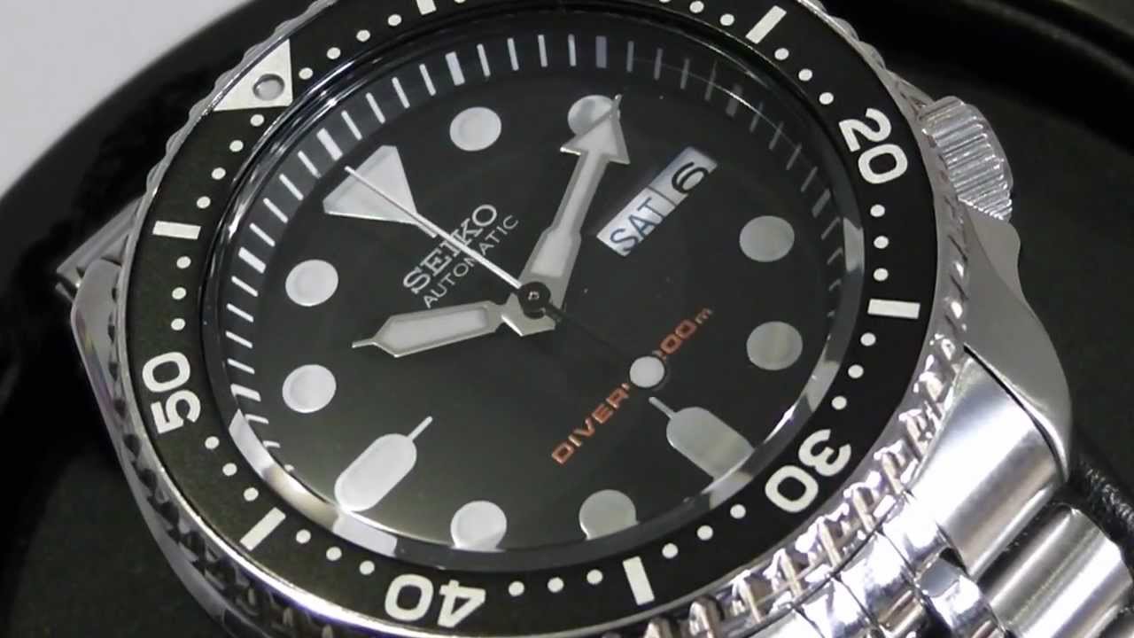 2S Time - SEIKO SKX007K2 Jubilee Mens Watch Automatic 200m Dive Watch Stainless steel