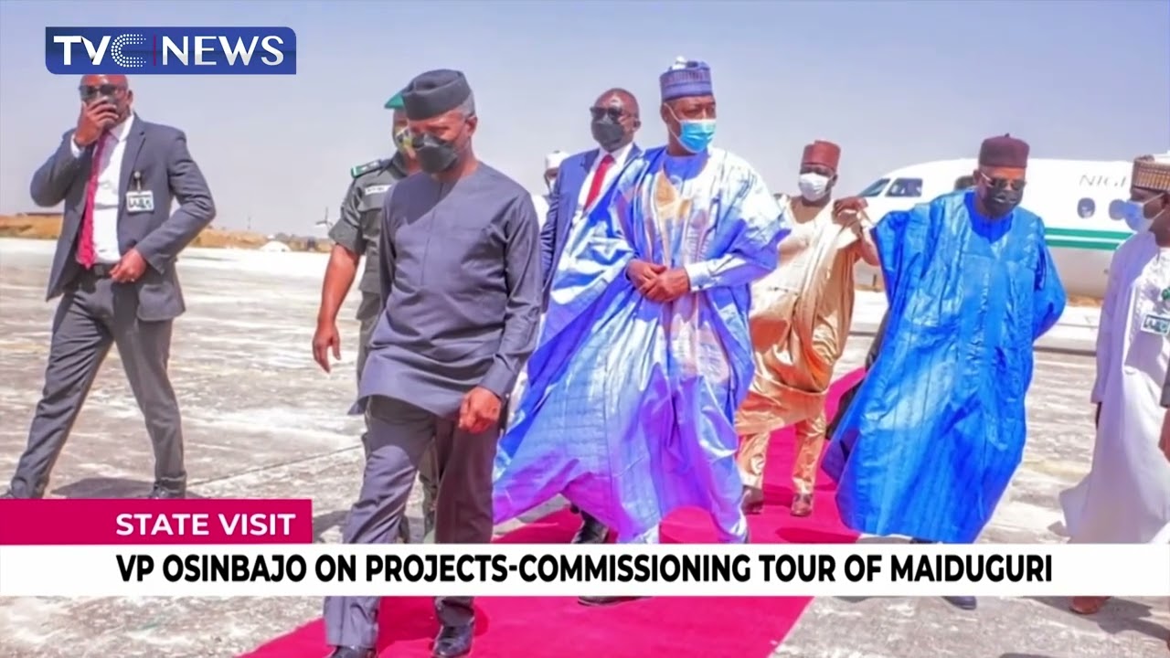 VP Osinbajo on Project Commissioning Tour of Maiduguri