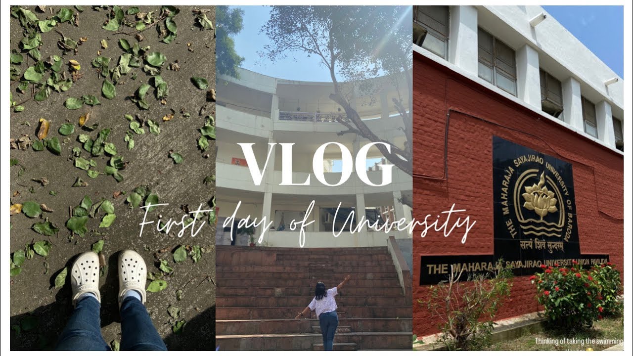 FIRST DAY AT FASHION UNIVERSITY! | Orientation day | MSU baroda | Vlog | Rama Nagdev