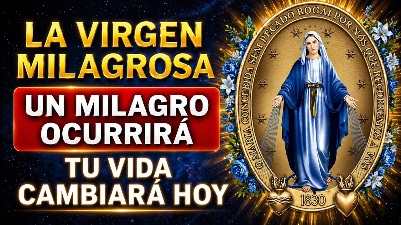 ¡REZA ESTA ORACIÓN A LA VIRGEN DE LA MEDALLA MILAGROSA Y RECIBE UN MILAGRO EN TU VIDA HOY!
