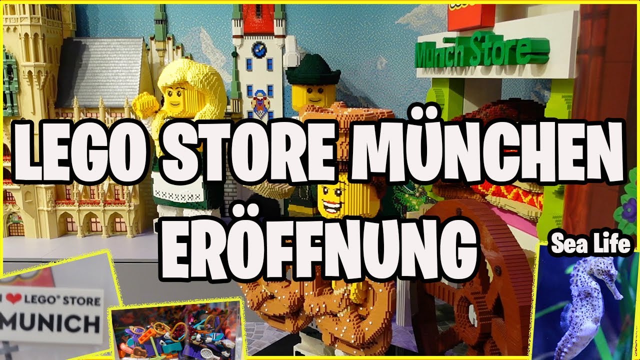 LEGO STORE MÜNCHEN ERÖFFNUNG mit GWPs🛍️ Eindrücke & Rundgang ☆ Sea Life🐠 ☆ Katastrophe Heimfahrt😡