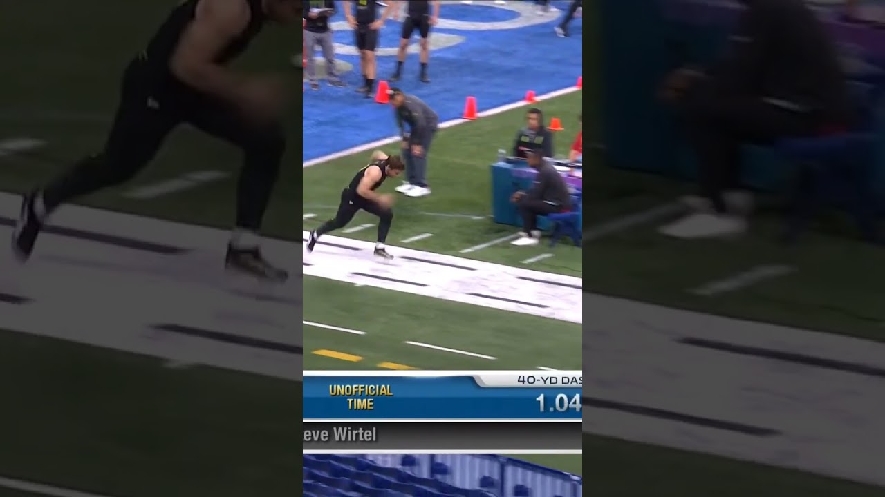 Michael Turk 40 yard dash (AKA Hangtime on yt) - Like and subscribe for more NFL content