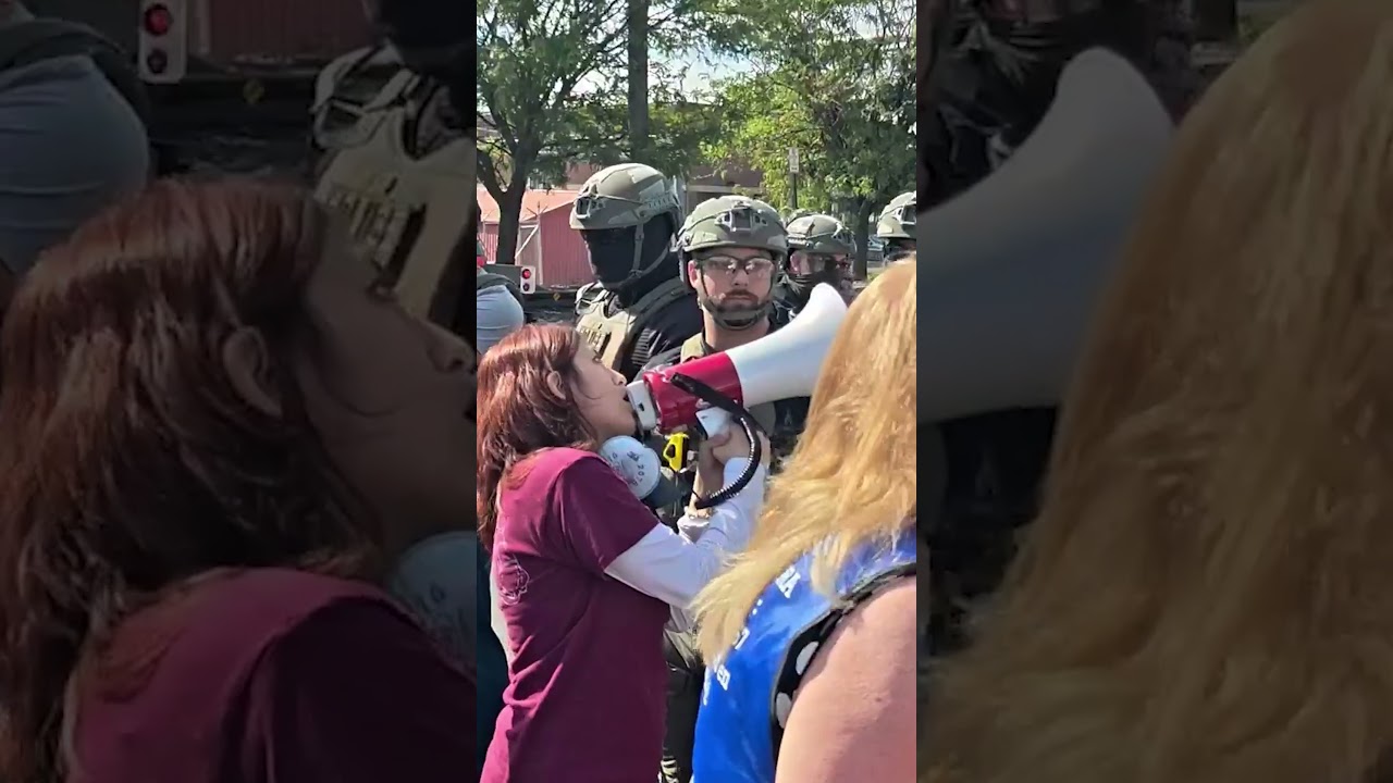 Brutal Protest ERUPTS Outside Newark ICE Detention Center #shorts