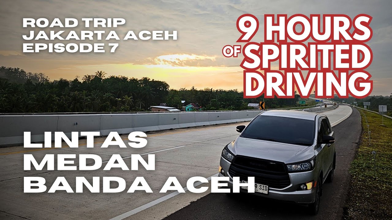 Sunset di Pantai Banda Aceh. Pov Driving Lintas Medan Aceh. Episode 7 Road Trip Jakarta Aceh