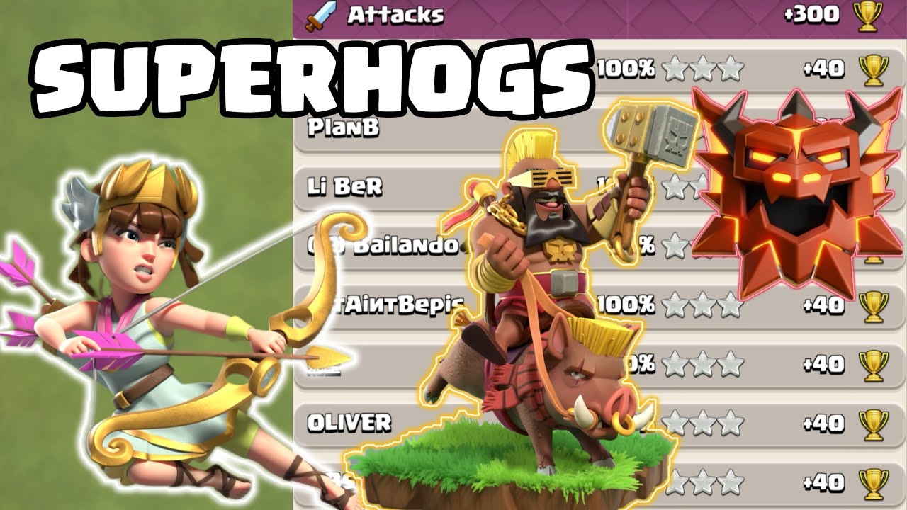 If Done Correctly This Army Makes Legend League Looks Easy - SuperHogs