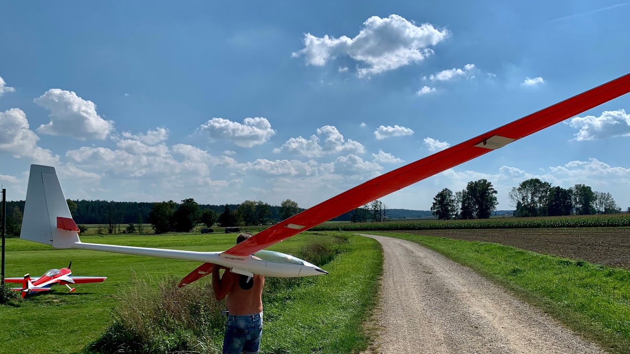 SB10 HG Modellbau 7,5m FES Fliegen in der Ebene