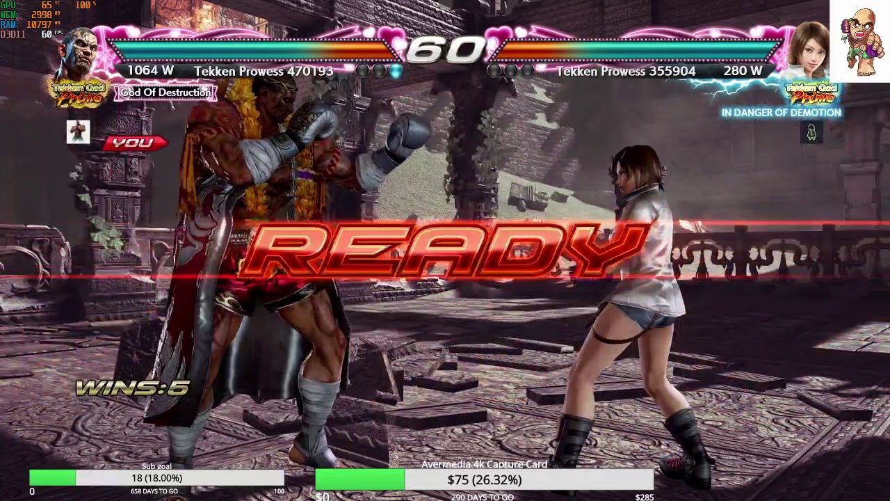 Tekken 7 Energie_Marduk (Fahkumram) vs Yuuma (Asuka) road to Tekken God Omega! the struggle is real!