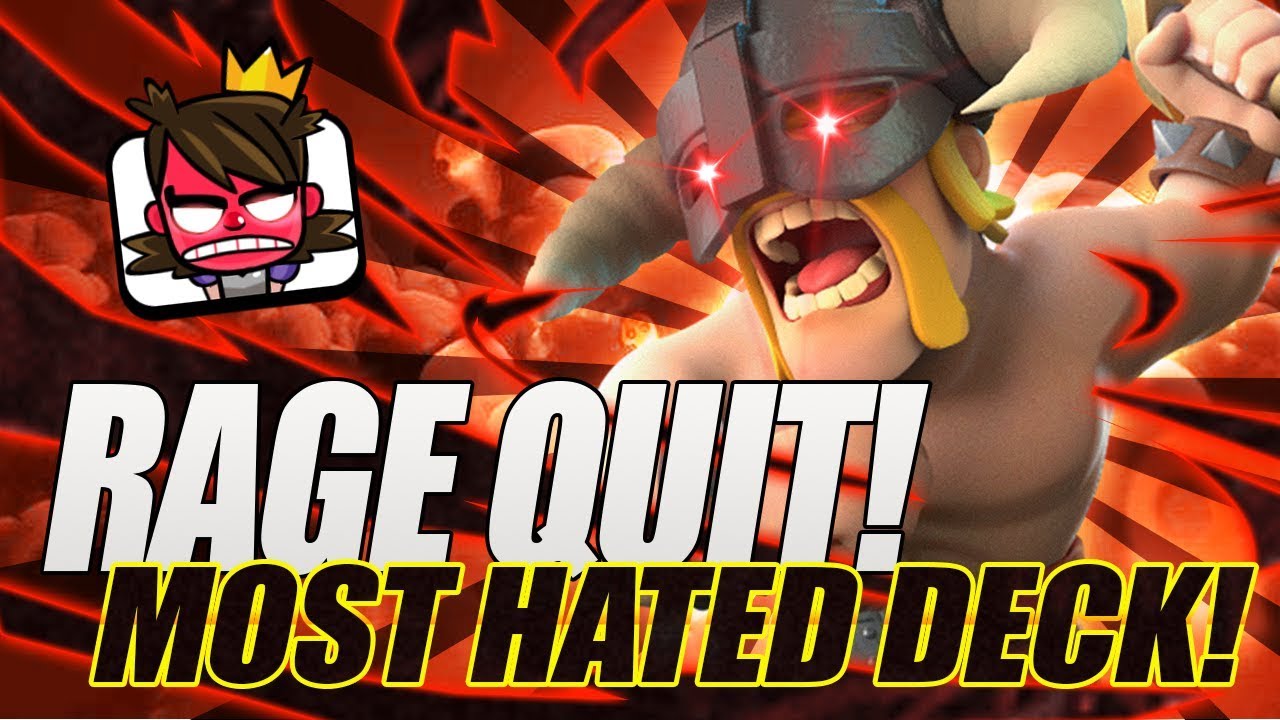 #1 MOST HATED DECK in Clash Royale HISTORY!! Make Opponents RAGE QUIT!