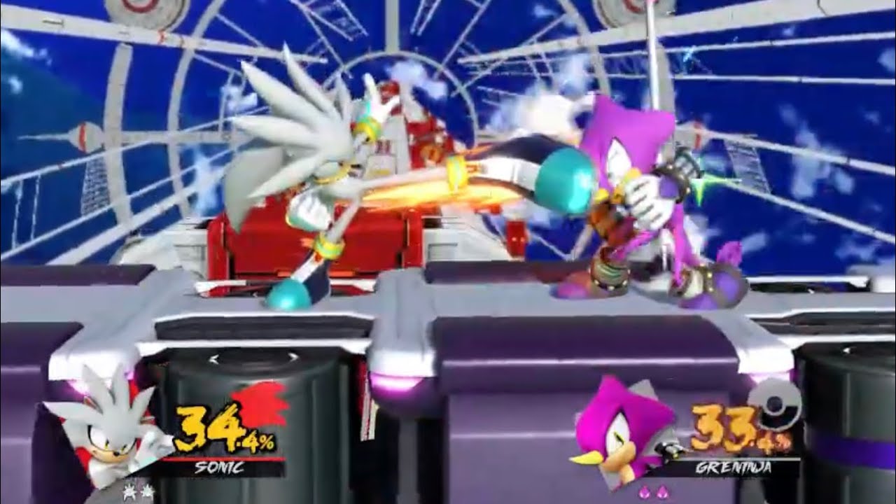 Silver vs Espio (smash ultimate mods)