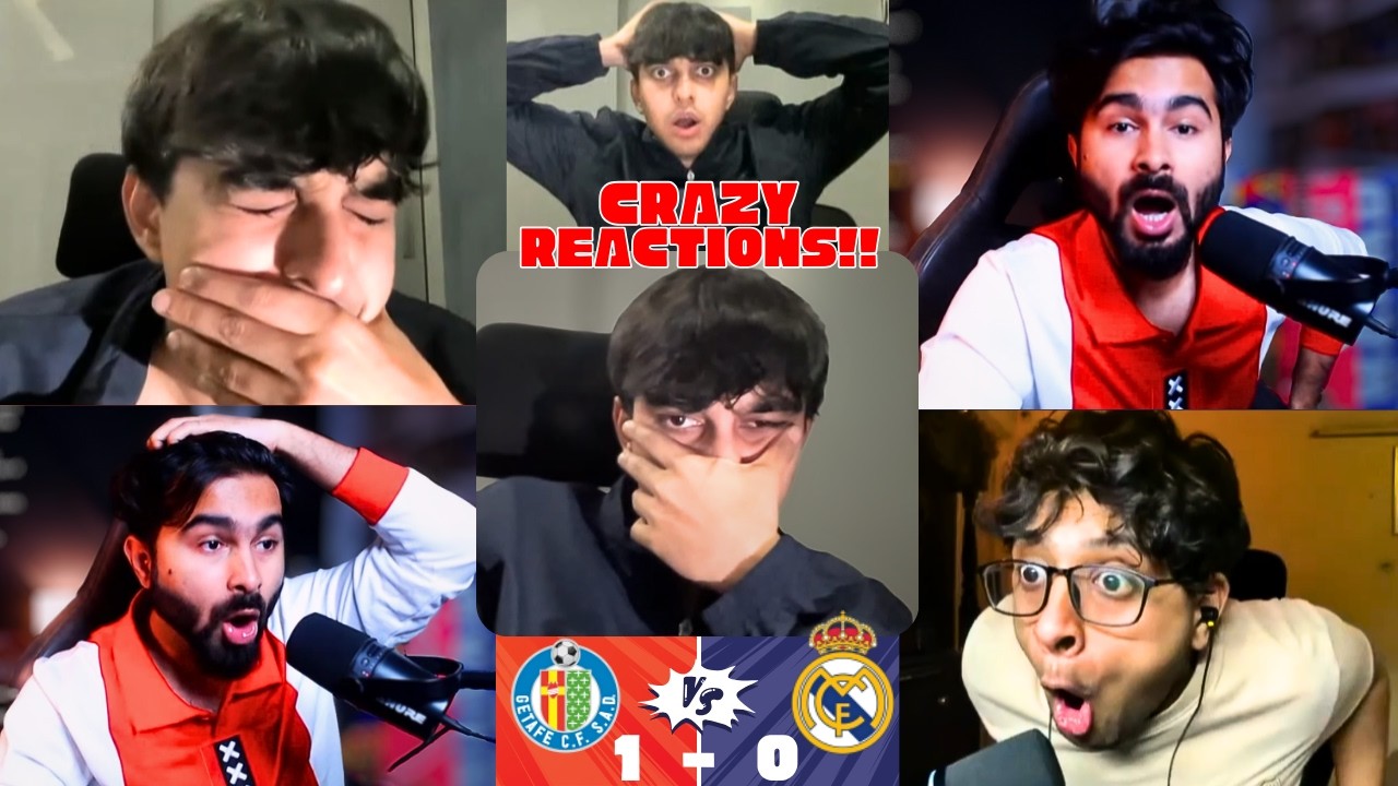 Crying REAL MADDRID Fans and HAPPY BARCA Fans Reaction to GETAFE 1-0 REAL MADRID | La Liga