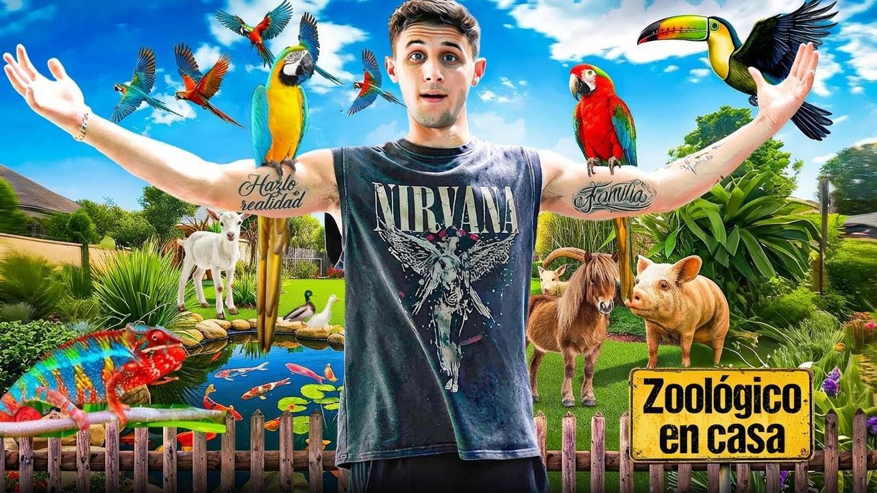 ¡Te llevamos a conocer el zoológico más loco en un patio trasero!